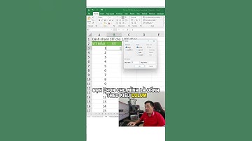 Hướng dẫn đánh nhanh số thứ tự 1000 dòng trong Excel #shorts #fyp #daotaotinhoc #tinhocthayvinh