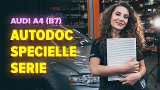 Cómo cambiar Vidrio espejo retrovisor AUDI A4 (8EC, B7) - vídeo gratis en línea