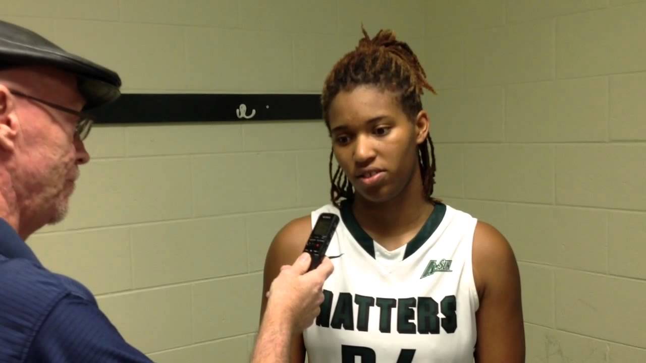 Women's Basketball vs. Charlotte - Sasha Sims interview - YouTube