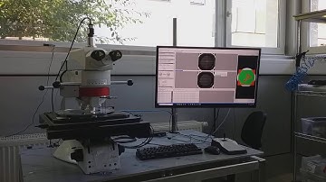 Promicron AOI wafer inspection, diced wafer on bluetape filmframe,  Deep Learning AOI, Leica DM8000