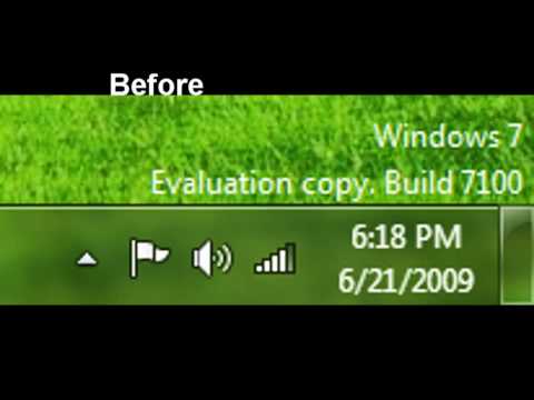 Windows 7 - Change What The Clock Says In The System Tray