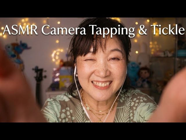 【睡眠用ASMR】脳がとろける気持ち良い音で測寝落ち。カメラタッピング/くすぐり/マウスサウンド/ Camera Tapping,Tickle ＆Mouth Sounds,Hand Movement