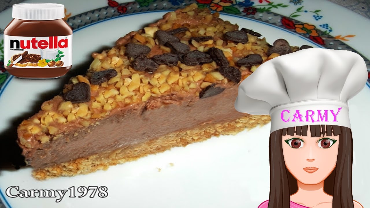 Ricetta cheesecake alla nutella / torta fredda (NO FORNO)