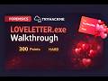 LOVELETTER.exe Walkthrough | TryHackMe Love at First Breach | Telugu