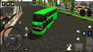 Bus Simulator Indonesia coach bus driving || Hero Bus Simulator 2025 Android gameplay || part 162 ⁉️