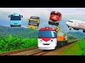 WADIDAW PANJANG!! Tebak Gambar Kereta Api cc206,Kereta Titipo,Bus Tayo,हवाई जहाज,Railway Brazil