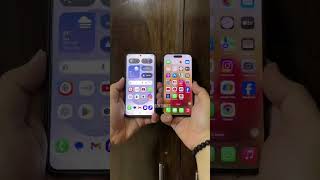 iPhone 16 vs Samsung galaxy s24 fe comparison short video speed test #shorts #applesmartphone