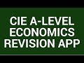 Cie alevel economics 9708 revision app