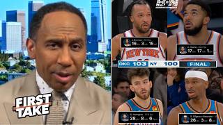 FIRST TAKE | SGA gets away with the most blatant charge - Stephen A. on Knicks lose Thunder 103-100