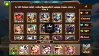 magic rush heroes. subterra scylla lvl 10 using candy