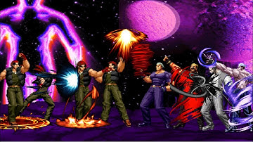 [KOF MUGEN] SUPER RALF TEAM VS SUPER YAMAZAKI TEAM