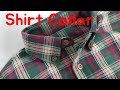 shirt collar/셔츠카라만들기/셔츠칼라만들기/셔츠카라밴드만들기/셔츠칼라밴드만들기셔츠카라연결하기/셔츠칼라연결하기