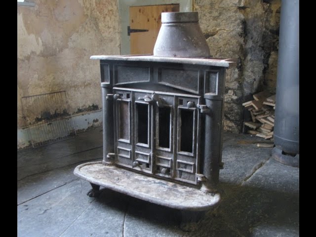 Franklin Woodburner stove for sale - now sold - YouTube
