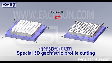 ECNC-2100-4 CNC Rotate Table Foam Cutting Machine