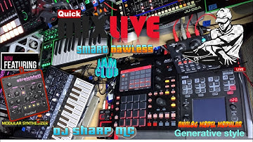 Mix 39 live quick jam- featuring streichfett smart dawless modular MPC ONE  live quick mix DJSharpMC