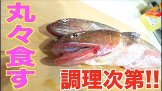 グロい魚も調理次第で丸々食べれる!!