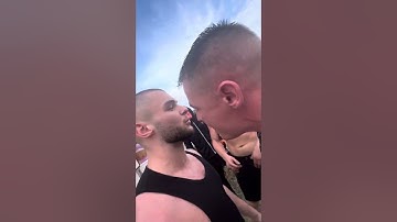 Ben Hatchett vs Ed Mathews fight on site