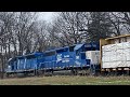 Great lakes central railroad 329 and 382 going by ithaca michigan north 3252024