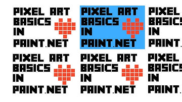 Pixel Art Basics in Paint.Net - The Pixel Heart
