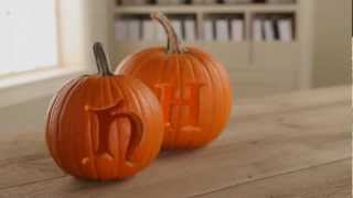 Pumpkin Carving Tips - How to Carve Initials into a Pumpkin