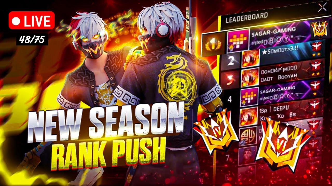 DAY 3 RANK PUSH - NEW BR SEASON || Grandmaster Rankpush To Top 1 || Day ...