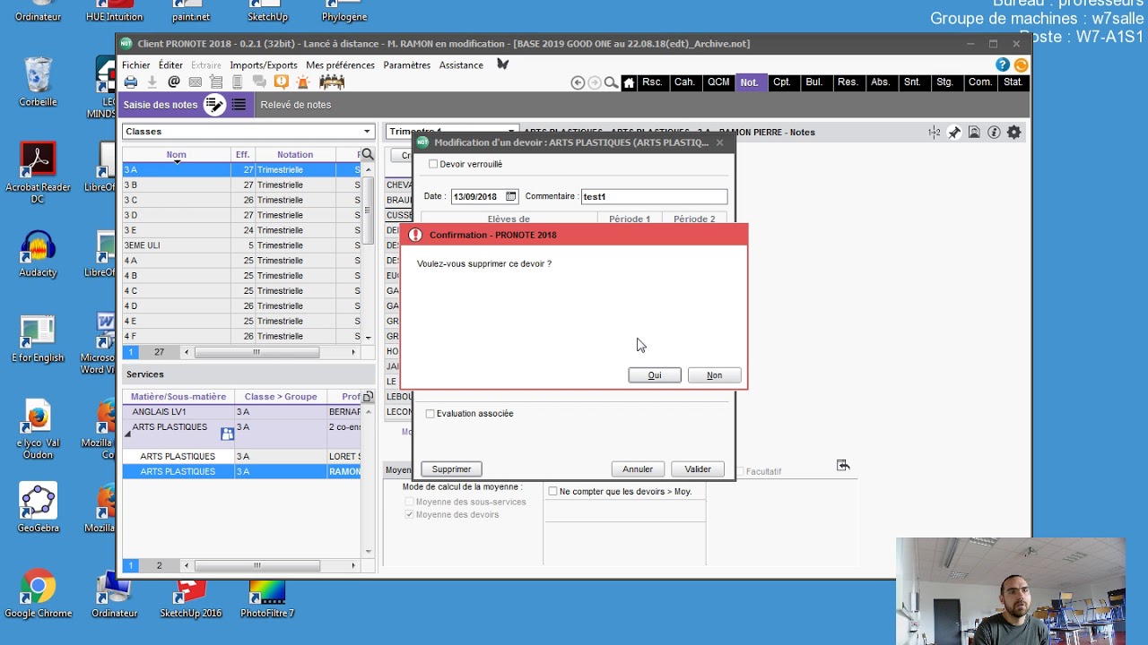 Tutoriel Pronote notes, bulletins, compétences - YouTube