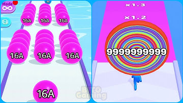 BallRun 2048 Vs Layer Man 3D 🌀🌀🏀🥎🏀🌀 Max All Levels Android iOS Gameplay  Ep 17 #bitogaming