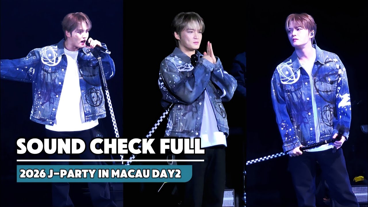 [FULL] 260201 김재중  Macau Day2 SoundCheck | J-Party 