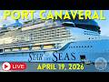 LIVE: Watching Cruise Ships Leaving Port Canaveral LIVE! (April 19, 2026)