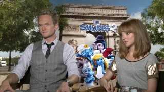 Kid Reporter Talks To Neil Patrick Harris & Jayma Mays About The Smurfs 2