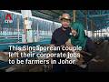 This Singaporean couple left their corporate jobs to be farmers in Johor