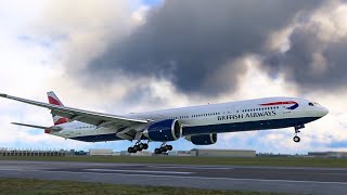 Greasy Landing in Amsterdam! | PMDG 777-300ER  **Update** Ver 2.0.41