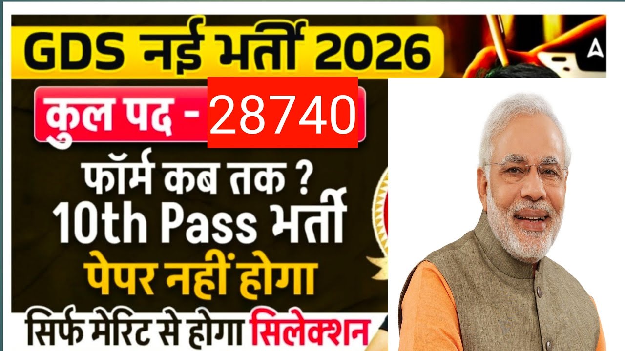 India Post Office GDS Vacancy 2026 | India Post New Vacancy 2026 | Post Office Recruitment 2026