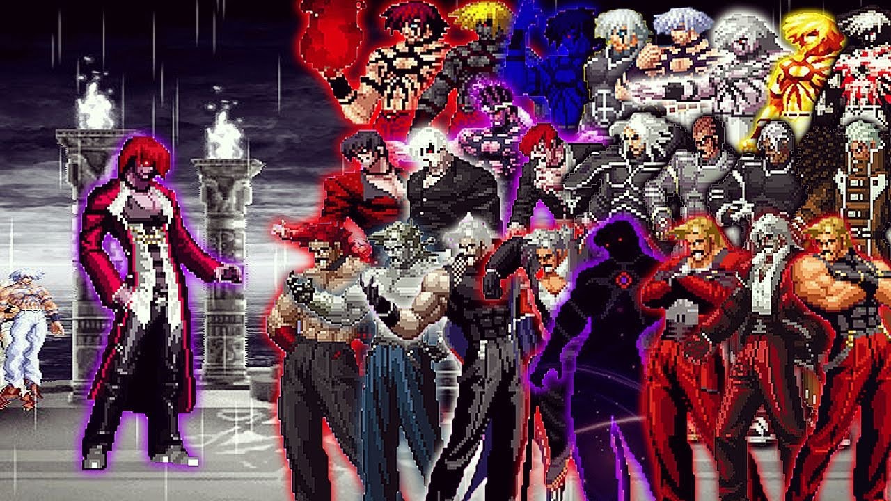 [KOF Mugen] Orochi Iori XIV JPM PV Vs 24 Ultimate Fighters Team | 1 Vs 24 | Request Match