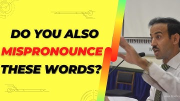 Eng. 7   ||   99% of the World Non-native English Speakers Mispronounce These Words   ||  ENGLICS