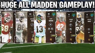 KURT WARNER THROWS FOR 500 YARDS! HUGE ALL MADDEN PLAYERS GAMEPLAY!