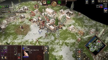 Loki land attack vs Ourk(Poseidon)! Age of Mythology Retold!