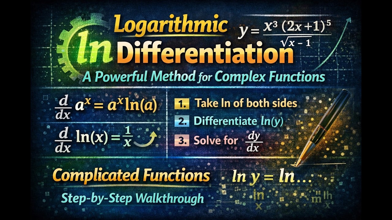 Logarithmic Differentiation | A Powerful Method for Complex Functions ...