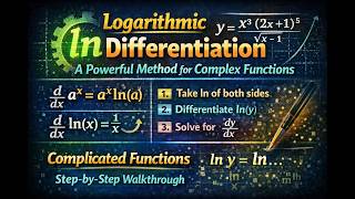 Logarithmic Differentiation | A Powerful Method for Complex Functions