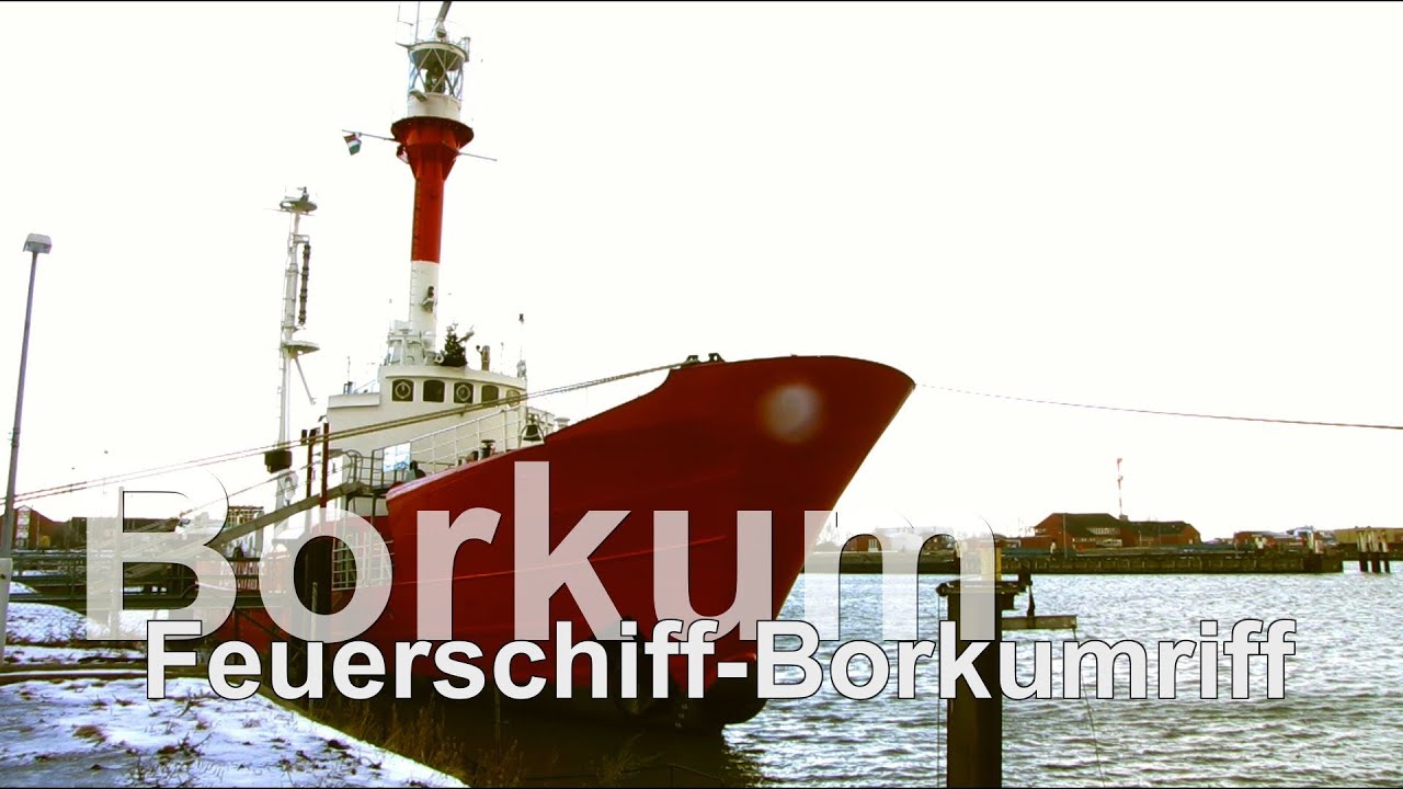 Das Feuerschiff-Borkumriff auf Borkum das Nationalparkschiff und der Seenotkreuzer Alfred Krupp