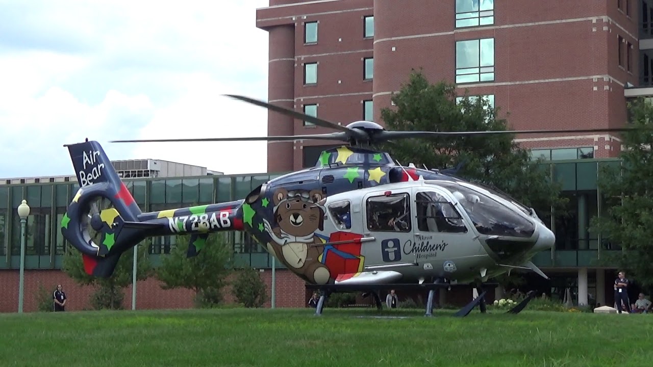 Akron Air Bear (N728AB) Lifting from Perkins Square Park for base YouTube