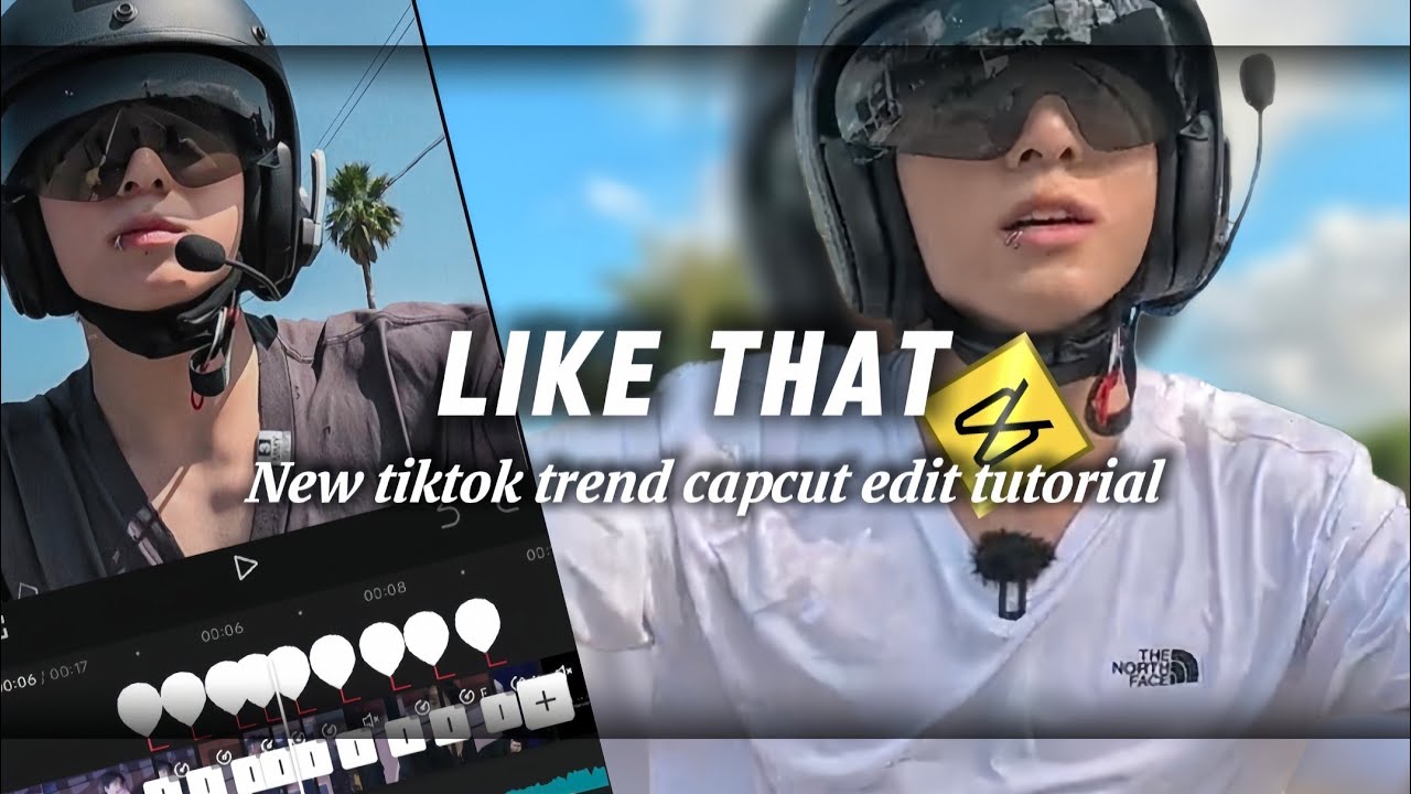 "LIKE THAT,, new tiktok trend capcut edit tutorial. - YouTube