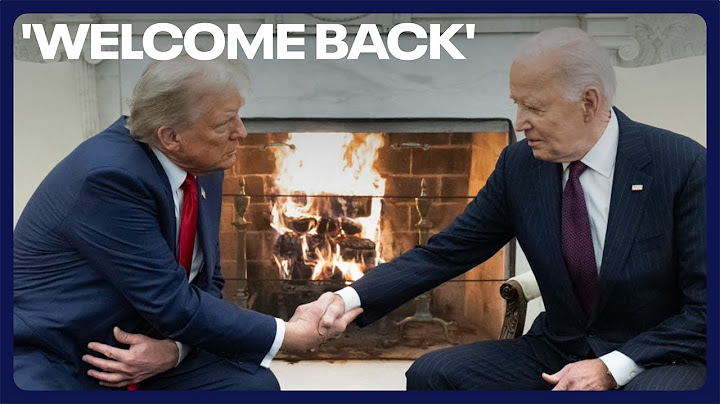 Trump, Biden meeting in Oval Office: ‘Welcome back’