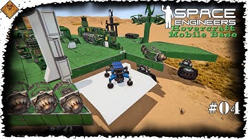 Loading Up The Skimmer | Hovercraft Mobile Base - Space Engineers Time Lapse #04