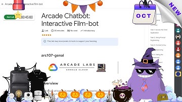 Arcade Chatbot: Interactive Film-bot #2025 | #arc107-genai |#qwiklabs |#Solution