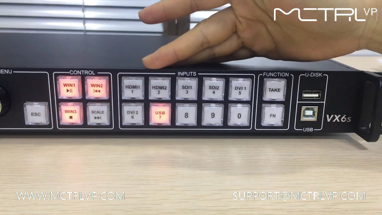 Novastar VX6s All-In-One LED Controller- Overview - YouTube