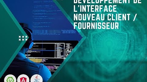 Projet Spring boot & Angular | Gestion de stock | Partie 17 - Interface Nouveau client  fournisseur