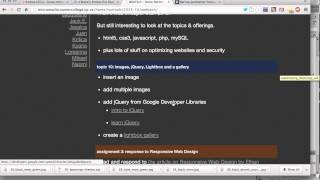 image gallery using lightbox