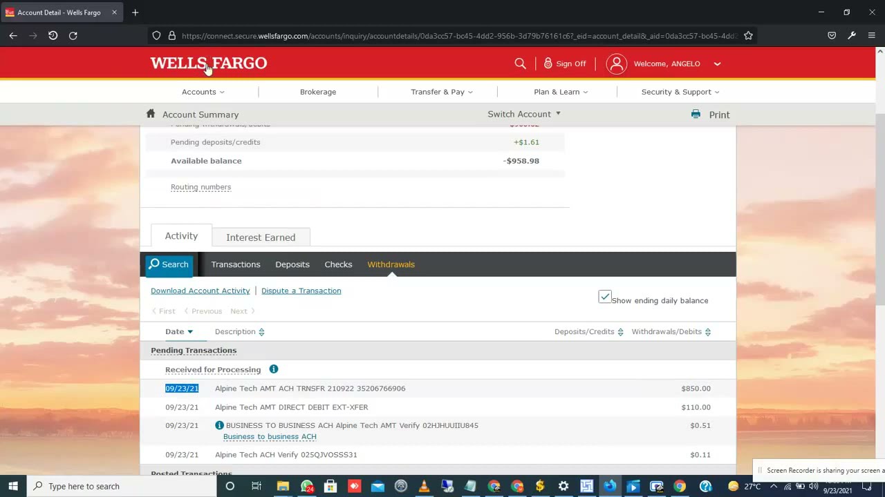 How to Withdraw Wells Fargo Overdraft 1000 Easily With Alpine ACH