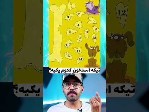 کدوم تیکه پازل هستش معما تست هوش دانستنی چیستان
